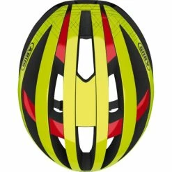 Casque Route Abus Viantor MIPS Jaune Fluo Brillant -Vélos Soldes casque route abus viantor mips jaune fluo brillant 3