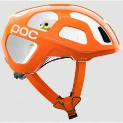 Casque Route POC Octal MIPS Orange Fluo AVIP -Vélos Soldes casque route poc octal mips orange fluo avip 2