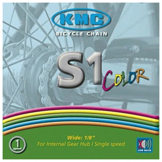 Chaîne Mono-vitesse KMC S1 Z410 (Blanc) 1 Chaîne Mono-vitesse KMC S1 Z410 (Blanc)