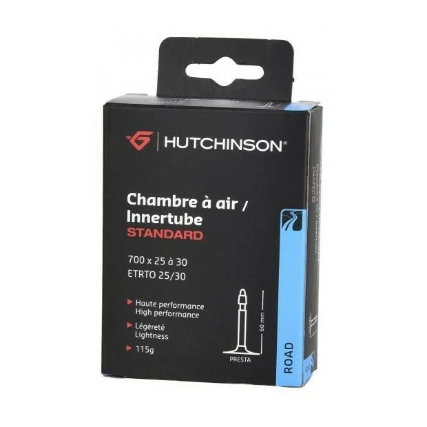 Chambre à Air Hutchinson Standard 700x25/30 - Presta 60mm 1 Chambre à Air Hutchinson Standard 700x25/30 - Presta 60mm