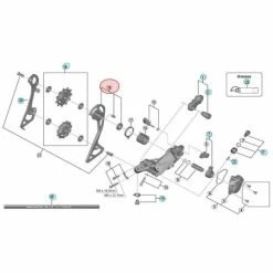 Chape De Dérailleur Arrière Shimano Ultegra RD-RX800-GS