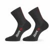 Chaussettes Eté Assos RS Noir/Rouge