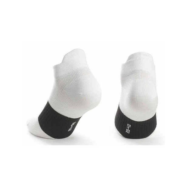Chaussettes Eté Basses Assos Hot Summer Blanc/Noir 2 Chaussettes Eté Basses Assos Hot Summer Blanc/Noir – Image 2