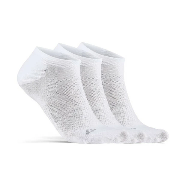 Chaussettes Eté Basses Craft Core Dry Footies Blanc 3 Paires 1 Chaussettes Eté Basses Craft Core Dry Footies Blanc 3 Paires