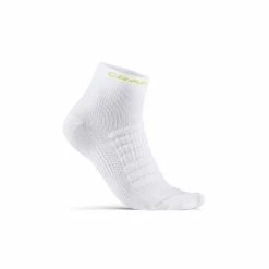 Chaussettes Eté Mi-Hautes Craft Advanced Dry Blanc