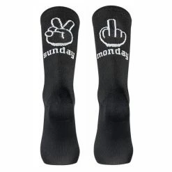 Chaussettes Eté Northwave Sunday Monday Noir/Blanc