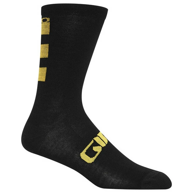 Chaussettes Giro Seasonal Merino Wool Jaune/Noir 1 Chaussettes Giro Seasonal Merino Wool Jaune/Noir