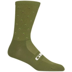 Chaussettes Hautes Giro Comp Racer Gris/Vert