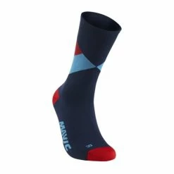 Chaussettes Hautes Mavic Graphic Bleu/Rouge