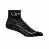 Chaussettes Icebreaker Hommes Run+ Light Mini - Noir