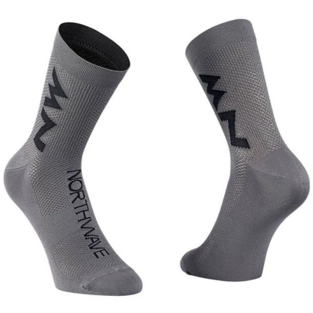 Chaussettes Northwave Extreme Air Mid Anthracite/Noir 1 Chaussettes Northwave Extreme Air Mid Anthracite/Noir