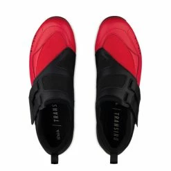 Chaussures De Triathlon Fizik Transiro R4 Powerstrap - Noir / Rouge -Vélos Soldes chaussures de triathlon fizik transiro r4 powerstrap noir rouge 3