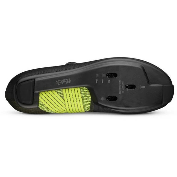 Chaussures Route Fizik Vento Stabilita Carbon Noir/Jaune 7 Chaussures Route Fizik Vento Stabilita Carbon Noir/Jaune – Image 7