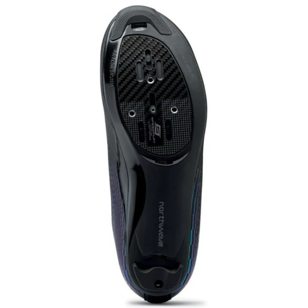 Chaussures Route Northwave Storm Carbon 2 Noir/Iridescent 2 Chaussures Route Northwave Storm Carbon 2 Noir/Iridescent – Image 2