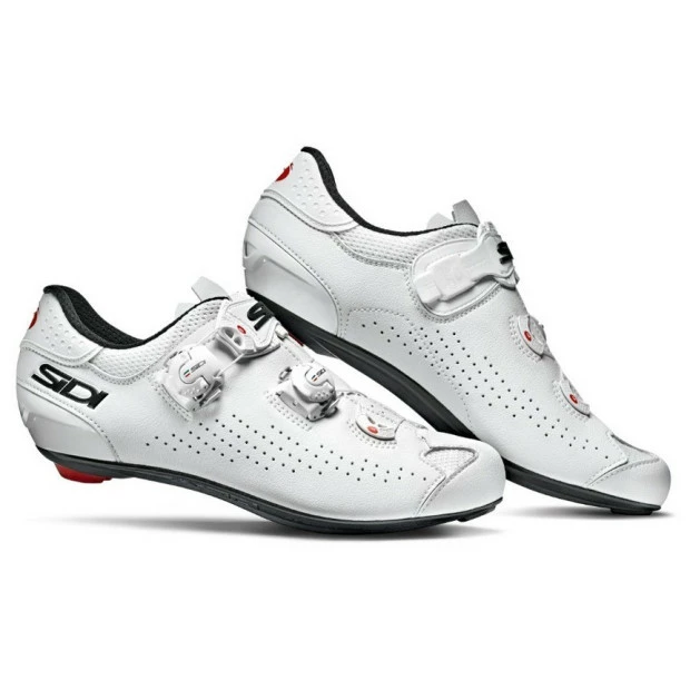Chaussures Vélo Route Sidi Genius 10 Femme Blanc 1 Chaussures Vélo Route Sidi Genius 10 Femme Blanc