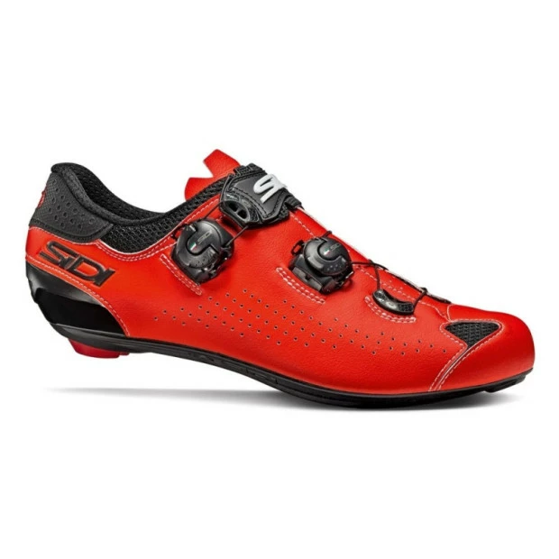 Chaussures Vélo Route Sidi Genius 10 Noir/Rouge 1 Chaussures Vélo Route Sidi Genius 10 Noir/Rouge