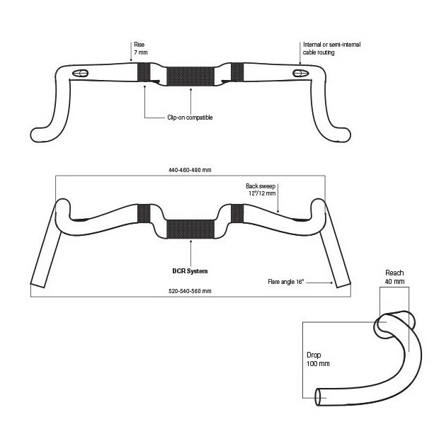 Deda-elementi Cintre Gravel Deda Elementi Gera Carbone Noir - 31,7 Mm 5 Deda-elementi Cintre Gravel Deda Elementi Gera Carbone Noir - 31,7 Mm – Image 5