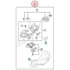 Corps De Manette De Frein Et De Dérailleur Shimano Dura Ace ST-9000 - Gauche - 2 Vitesses