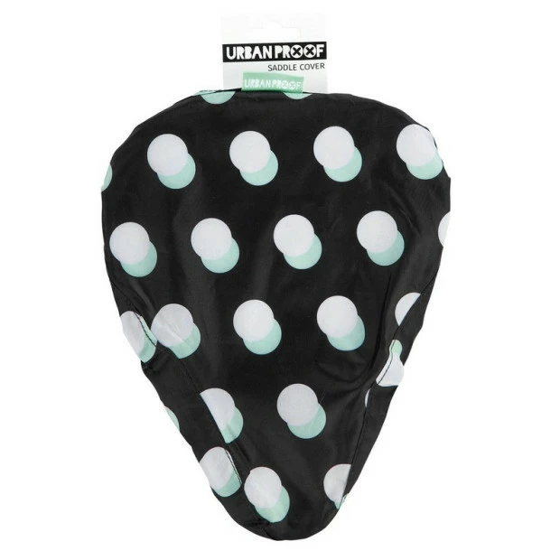 Couvre-selle Universel Urban Proof - Noir / Ronds Blancs 1 Couvre-selle Universel Urban Proof - Noir / Ronds Blancs