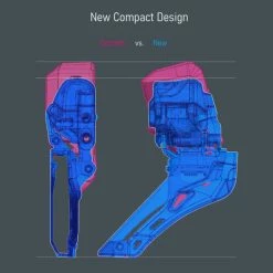 Dérailleur Avant Route Shimano Ultegra FD-R8150 Di2 2x12V -Vélos Soldes derailleur avant route shimano ultegra fd r8150 di2 2x12v 3