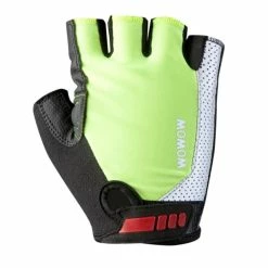 Gants Courts Wowow Raceviz Endur Jaune Fluo