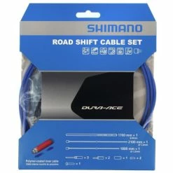 Kit De Gaines Et Câbles De Dérailleur Shimano Dura-Ace - Bleu