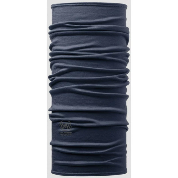 Tour De Cou Buff Lightweight Laine Mérinos - Solid Denim 1 Tour De Cou Buff Lightweight Laine Mérinos - Solid Denim