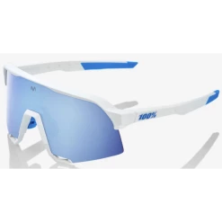 Lunettes 100% S3 Blanc Team Movistar / Verres Miroir HiPER Bleu Multicouche