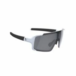 Lunettes BBB Chester Blanc Mat Avec Verres Gris Foncé
