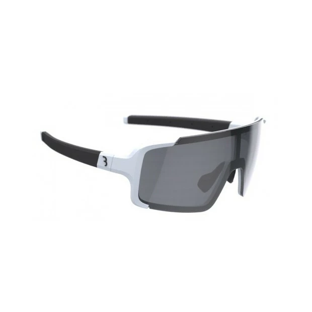 Lunettes BBB Chester Blanc Mat Avec Verres Gris Foncé 1 Lunettes BBB Chester Blanc Mat Avec Verres Gris Foncé