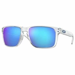 Lunettes Oakley Holbrook XL Clair Poli - Verres Prizm Sapphire Polarisé