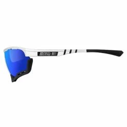 Lunettes Scicon Aerotech Blanches Verres SCN-PP Bleu Multi-Reflets -Vélos Soldes lunettes scicon aerotech blanches verres scn pp bleu multi reflets 2