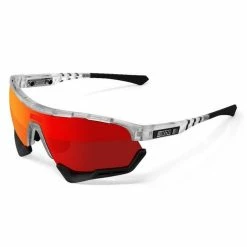 Lunettes Scicon Aerotech XL Glace Mat Verres SCN-PP Rouges Multi-Reflets