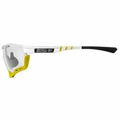Lunettes Scicon Aerotech XL SCN-XT Blanc/Jaune Verres Photochromiques Argent -Vélos Soldes lunettes scicon aerotech xl scn xt blanc jaune verres photochromiques argent 2