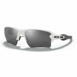 Lunettes Vélo Oakley Flak 2.0 XL Polished White/Grey - Prizm Black Polarized
