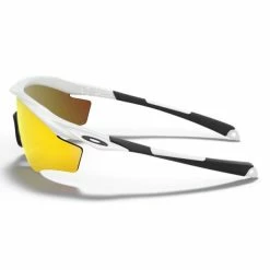 Lunettes Vélo Oakley M2 Frame XL Polished White - Fire Iridium -Vélos Soldes lunettes velo oakley m2 frame xl polished white fire iridium 3