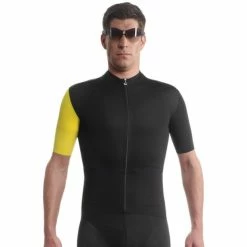 Maillot Assos SS.CentoJersey Evo8 - Noir/Jaune