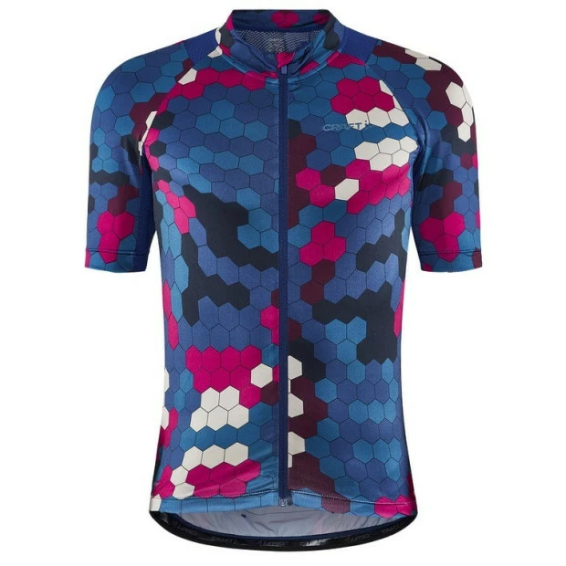 Maillot Route Homme Craft Advanced Endur Graphic Multicolore Bleu 1 Maillot Route Homme Craft Advanced Endur Graphic Multicolore Bleu