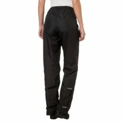 Pantalon De Pluie Femme Vaude Fluid - Noir -Vélos Soldes pantalon de pluie femme vaude fluid noir 3
