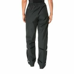 Pantalon De Pluie Femme Vaude Fluid S/S+L/S - Noir -Vélos Soldes pantalon de pluie femme vaude fluid ssls noir 3