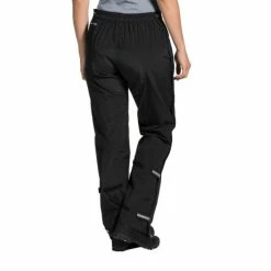Pantalon De Pluie Femme Vaude Yaras Rain Zip III Noir -Vélos Soldes pantalon de pluie femme vaude yaras rain zip iii noir 3