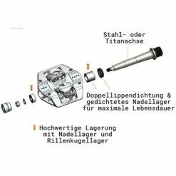 Pédales Automatiques Tatze Mc-Fly Axe Cr-Mo -Vélos Soldes pedales automatiques tatze mc fly axe cr mo 4