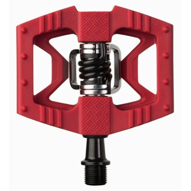 Crank Brothers Pédales Crankbrothers Double Shot 1 - Rouge-Noir 2 Crank Brothers Pédales Crankbrothers Double Shot 1 - Rouge-Noir – Image 2