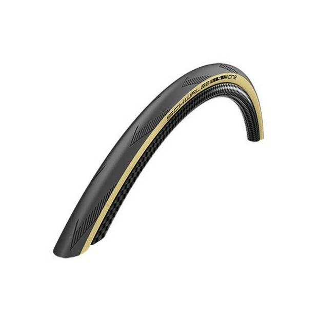 Pneu Route Schwalbe One HS462A 700x25c Tube Type Souples Noir/Beige 1 Pneu Route Schwalbe One HS462A 700x25c Tube Type Souples Noir/Beige
