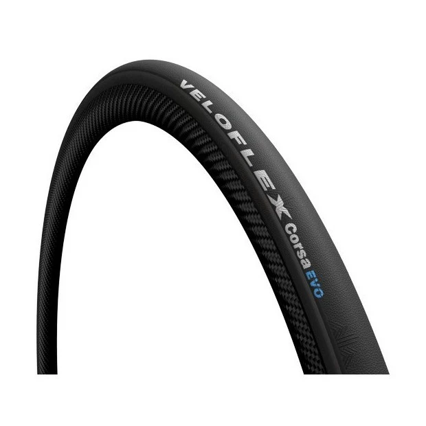 Pneu Route Veloflex Corsa Evo Tube Type Souple 700x28C Noir 1 Pneu Route Veloflex Corsa Evo Tube Type Souple 700x28C Noir