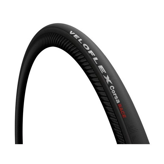 Pneu Route Veloflex Corsa Race Tube Type Souple 700x23C Noir 1 Pneu Route Veloflex Corsa Race Tube Type Souple 700x23C Noir