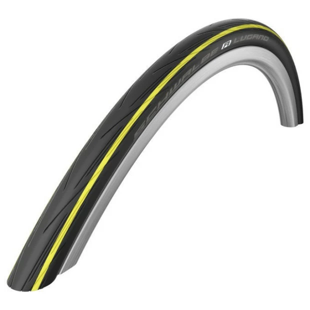 Pneu Schwalbe Lugano HS471 28' - Rigide 25-622 - Rouge/Blanc/Bleu/Jaune 4 Pneu Schwalbe Lugano HS471 28' - Rigide 25-622 - Rouge/Blanc/Bleu/Jaune – Image 4