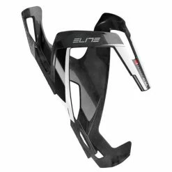 Porte Bidon Elite Vico Carbon Noir Brillant/Blanc