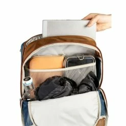 Sac à Dos/Sacoche Vaude Cycle 28 II Bleu/Beige 28L -Vélos Soldes sac a dos sacoche vaude cycle 28 ii bleu beige 28l 4