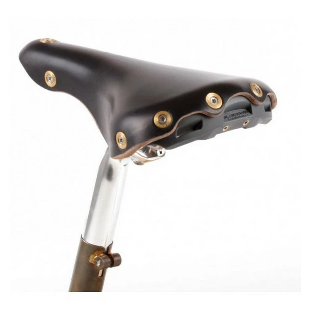 Selle Berthoud Agnel Cuir - Noir - 2 Selle Berthoud Agnel Cuir - Noir - – Image 2